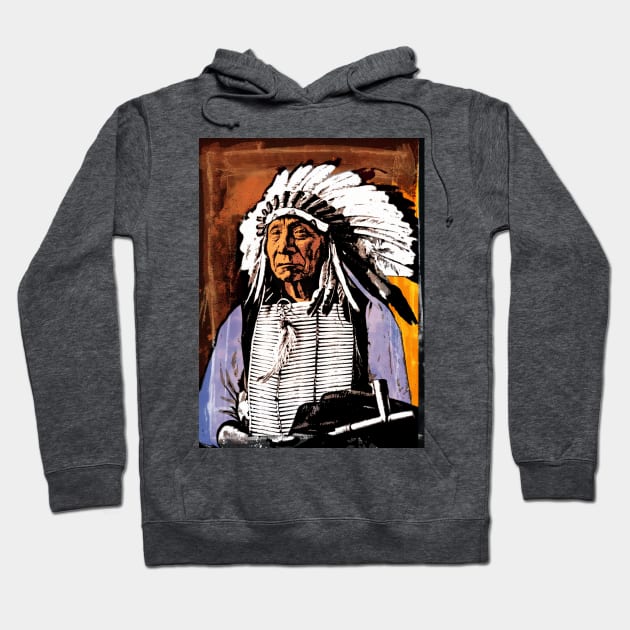 RED CLOUD-OGLALA LAKOTA SIOUX Hoodie by truthtopower